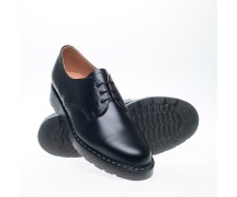 Solovair NPS Shoes Made in England 3 Loch Black Hi-Shine Gibson Shoe EUR 42 (UK8)