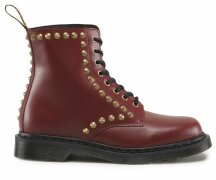 Dr. Martens 8 Eye 1460 Fallon Cherry Red Spike Smooth  EUR 41 (UK7)