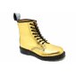 Solovair NPS Shoes Made in England 8 Eye Gold Metallic Derby Boot EUR 37 (UK4)