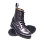 Solovair NPS Shoes Made in England 8 Eye Metallic Gunmetal Derby Boot EUR 37,5 (UK4,5)