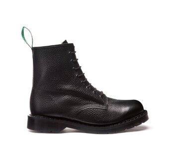 Solovair NPS Shoes Made in England 8 Loch Black Softy...