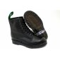 Solovair NPS Shoes Made in England 8 Loch Black Softy Grain Derby Boot EUR 41,5 (UK7,5)