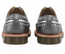 Dr. Martens 5 Loch 3989 PIP Pewter White Muted Metallic + Softy T