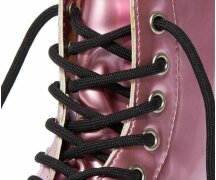 Dr. Martens 8 Eye 1460 Vegan Pink Metallic Goldmix