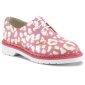 Dr. Martens 3 Loch 1461 Candy Pink + White + Orange Leopard Print Softy T