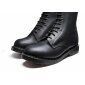 Solovair NPS Shoes Made in England 8 Eye Black Greasy Derby Boot EUR 47 (UK12)