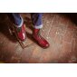 Solovair NPS Shoes Made in England 11 Eye Oxblood Hi-Shine Derby Boot