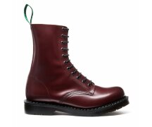 Solovair NPS Shoes Made in England 11 Loch Oxblood Hi-Shine Derby Boot EUR 42 (UK8)