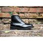 Solovair NPS Shoes Made in England 6 Eye Black Hi-Shine Astronaut Boot EUR 40 UK (6,5)
