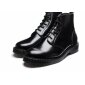 Solovair NPS Shoes Made in England 6 Eye Black Hi-Shine Astronaut Boot EUR 46,5 (UK11,5)