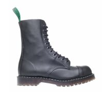 Solovair NPS Shoes Made in England 11 Eye Black Greasy Steel Derby Boot EUR 42 (UK8)