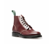 Solovair NPS Shoes Made in England 6 Eye Oxblood Hi-Shine...