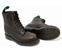 Solovair NPS Shoes Made in England 8 Loch Nut Brown Softy Grain Derby Boot EUR 38,5 (UK5,5)