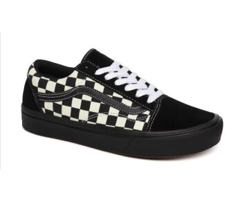 Vans Old Skool ComfyCush Mixed Media Antique White Black 1