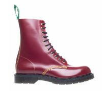 Solovair NPS Shoes Made in England 11 Eye Cherry Red Steel Southerner Derby Boot EUR 39 (UK6)