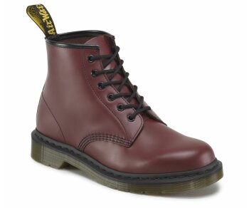 Dr. Martens 6 Eye 101 PW Cherry Red Smooth Eur 45 (UK10)