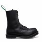 Solovair NPS Shoes Made in England 11 Eye Black Greasy Steel Derby Boot EUR 46,5 (UK11,5)