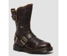 Dr. Martens Slip-On Kristy Mid FL Brown Bitter Choc Luxor...