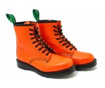 Solovair NPS Shoes Made in England 8 Eye Orange Grain Derby Boot EUR 39 (UK6)