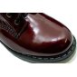 Solovair NPS Shoes Made in England 8 Loch Burgundy Patent Derby Boot