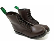 Solovair NPS Shoes Made in England 8 Eye Dark Brown Full Grain Derby Boot EUR 42 (UK8)