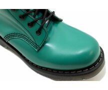 Solovair NPS Shoes Made in England 8 Eye Mint Hi-Shine Derby Boot