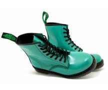 Solovair NPS Shoes Made in England 8 Eye Mint Hi-Shine Derby Boot EUR 38,5 (UK5,5)