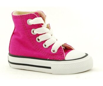 Original Converse Kids  HI Fuchsia White  a