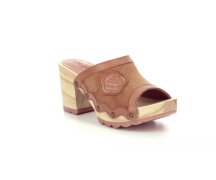 Kickers Sandale Kick Woodstock Camel Cuir Tannage