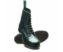 Solovair NPS Shoes Made in England 8 Eye Green Gaucho Crazy Horse Derby Boot EUR 43 (UK9)
