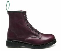 Solovair NPS Shoes Made in England 8 Loch Burgundy Gaucho...