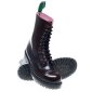 Solovair NPS Shoes Made in England 11 Eye Burgundy Rub Off Steel Derby Boot EUR 46,5 (UK11,5)