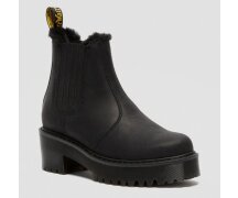 Dr. Martens Slip On Rometty FL Black Moldava Faux Fur