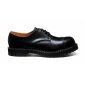 Solovair NPS Shoes Made in England 3 Eye Black Hi-Shine Steel Toe Gibson Shoe Quernaht UK 12 (EUR47)