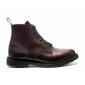 Solovair NPS Shoes Made in England 6 Loch Burgundy Greasy Derby Boot