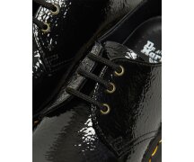 Dr. Martens 3 Loch 1461 Black Distressed Patent