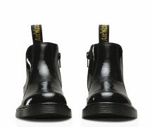 Dr. Martens Kids Slip On Banzai Black  Patent Lamper a