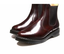 Solovair NPS Shoes Made in England Burgundy Rub Off Hi-Shine Dealer Chelsea Boot UK 12 (EUR47)