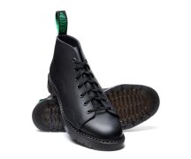 Solovair NPS Shoes Made in England 7 Loch Black Greasy...