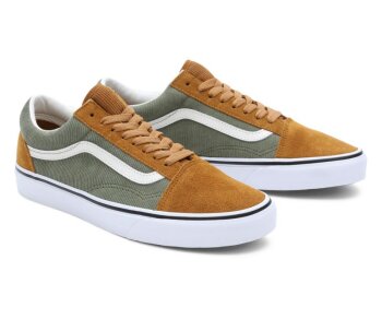 Vans Old Skool Mini Cord Green Browni a