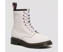 Dr. Martens 8 Loch 1460 White Bejewelled