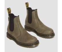 Dr. Martens Slip On 2976 Olive Archive Pull UP a