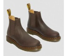 Dr. Martens Slip On 2976 Dark Brown Crazy Horse a