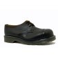 Solovair NPS Shoes Made in England 3 Eye Black Stahlkappe Quernaht Shoe UK 12 (EUR47)