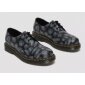 Dr. Martens 3 Loch 1461 Black Distorted Leopard Polished Smooth