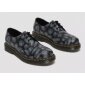  Dr. Martens 3 Eye 1461 Black Distorted Leopard Polished Smooth