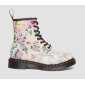 Dr. Martens 8 Loch 1460 Ivory Floral Backhand