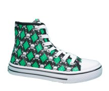 Sneaker Argyle/Skull Green 38
