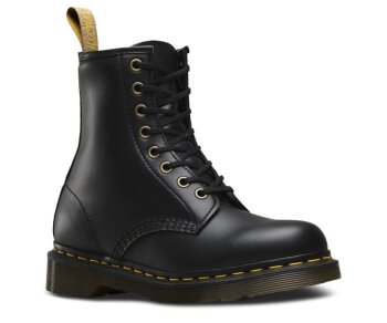 Dr. Martens 8 Loch 1460 Black Vegan Felix Rub-Off Eur 44 (UK9,5)